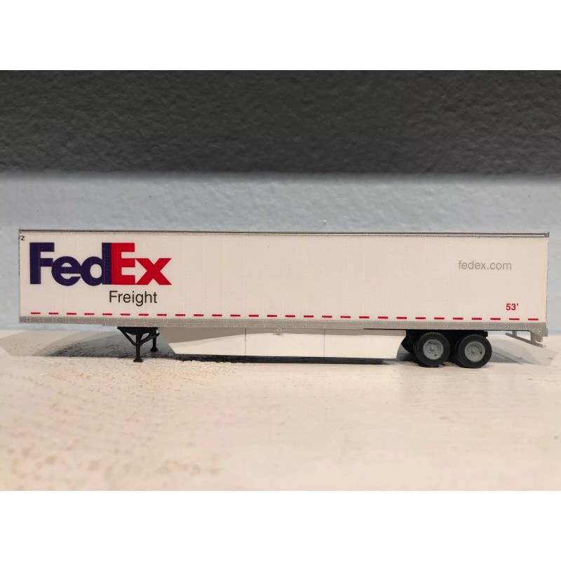 1:64 Trailer Skirts for 53' Aerodynamic Semi Side Skirts detail