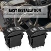 2pcs Left Hand Driver Power Window Switch Replacement for Can-Am