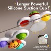 ALASOU 3PCS Pop Suction Cup Spinner Toys for 1 Year