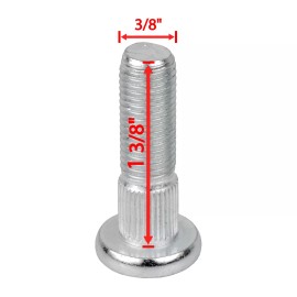 Suzuki 4 Front Wheel Hub Stud Bolt For Suzuki LTZ250 Quadsport Z250 2X4 2004 2005-2009