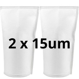 2 Filter Bags Compatible with Desjoyaux 15um Pools, 2 x 15um