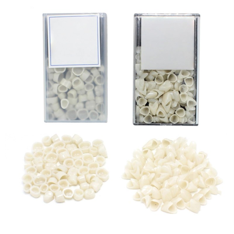 120pcs Temporary Tooth Crown,Dental Temporary Tooth Cap Crown,False Tooth Replacement,Temporary