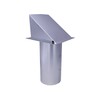 5 Inch Wall Vent Cap - Aluminum with Damper &