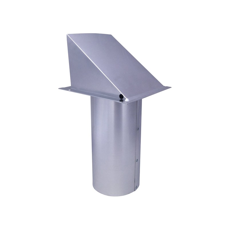 5 Inch Wall Vent Cap - Aluminum with Damper &