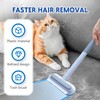 Tierhaarentferner Multifunktion mit Langem Griff, 3 in 1 Pet Hair