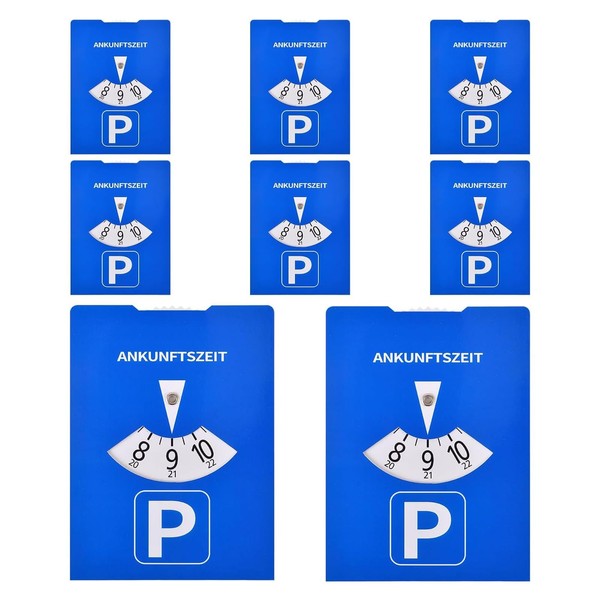 Oneroomone 10 x Cardboard Parking Discs 11 x 15 cm