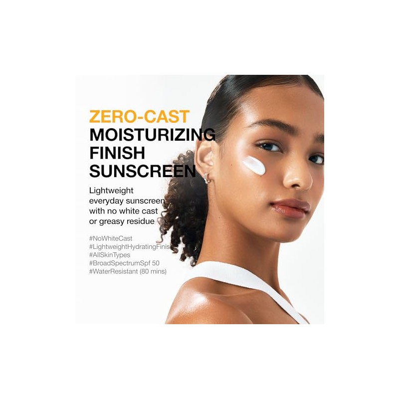 Anua, Protector solar hidratante Zero-Cast SPF 50, protector solar natural