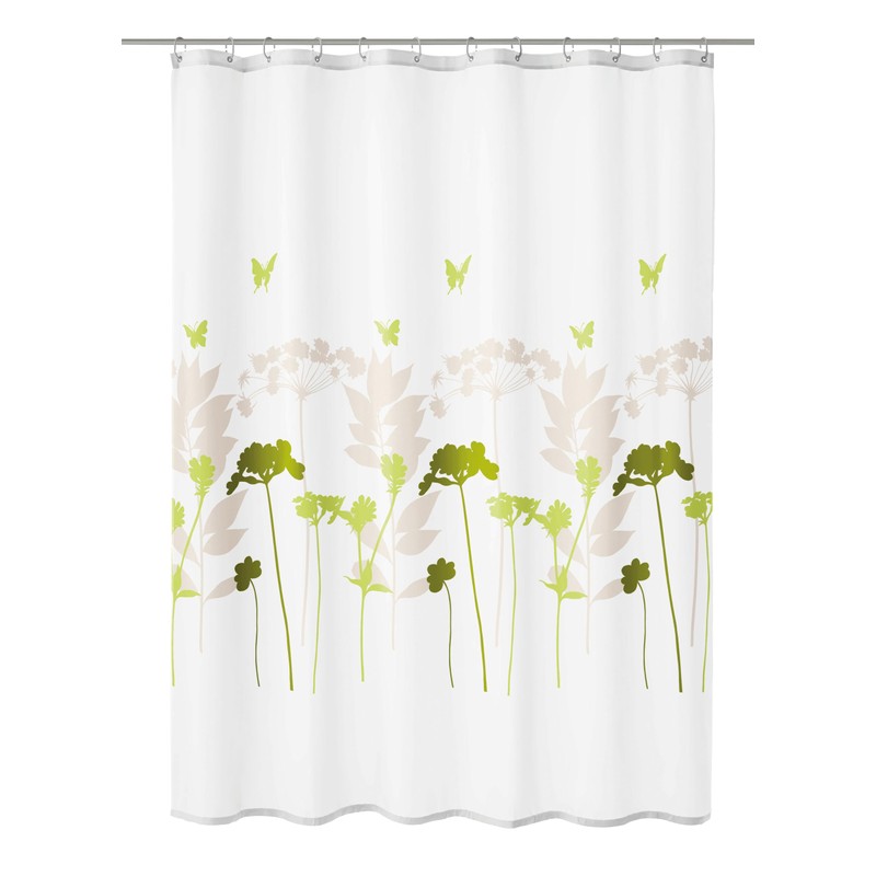 Kleine Wolke Shower Curtain, Polyester, Green, Barcelona