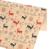 Kraft Christmas Wrapping Paper 9 Sheets Eco Friendly 100gsm Assorted