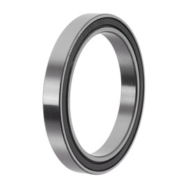 X AUTOHAUX 6812VV Deep Groove Ball Bearings 2.36"x3.07"x0.39" P4 Double Rubber Seal Lubricated Bearings Car Scooter Skateboard Wheel Universal Silver Tone Black