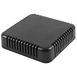 Miniature Plastic Enclosure, Vented, BLK | Plastic ENCLOSURES / 19" Cabinet Racks, 1 X Qty - 1551V4BK