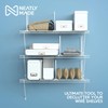 Neatly Made White Wire Shelf Dividers for Closet Organization –