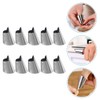 Healvian Finger Guards for Cutting 10 Pcs Stainless Steel Finger