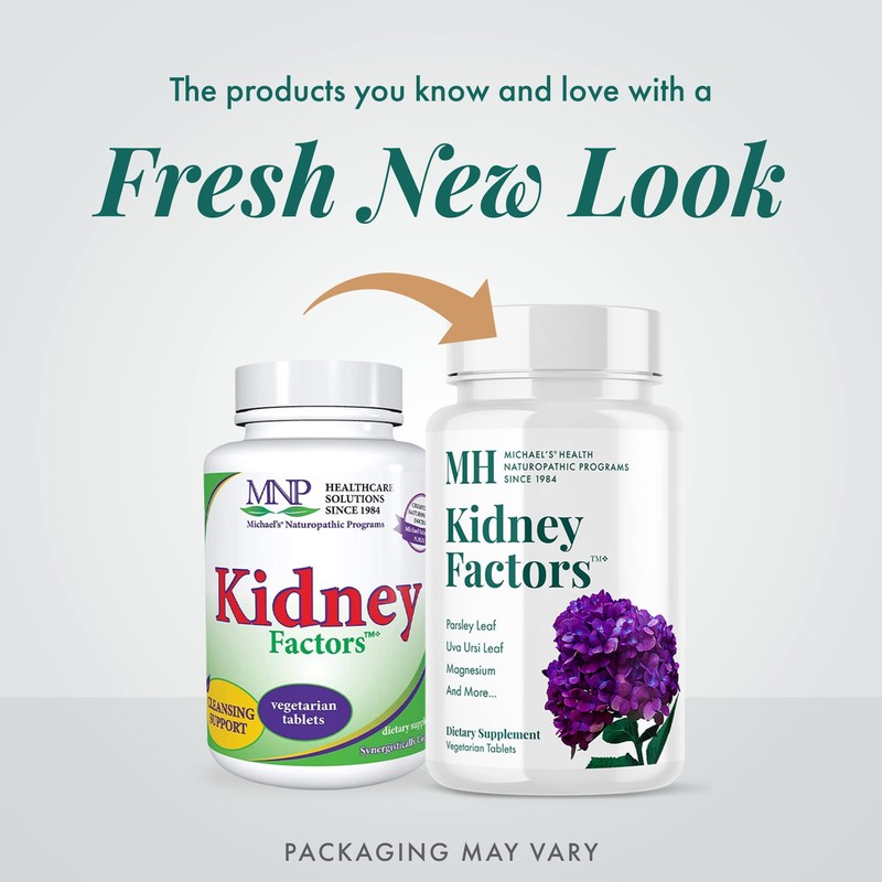 MICHAEL'S Health Naturopathic Programs Kidney Factors - 120 Vegetarian Tablets