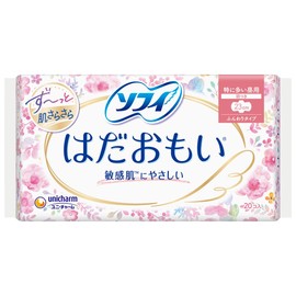 Sophy Hadaomoi Wings, For Daytime Especially Heavy Days, 9.1 inches (23 cm), Pack of 20