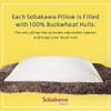 Sobakawa Traditional Buckwheat Pillow Organic Cotton with Natural Technology for
