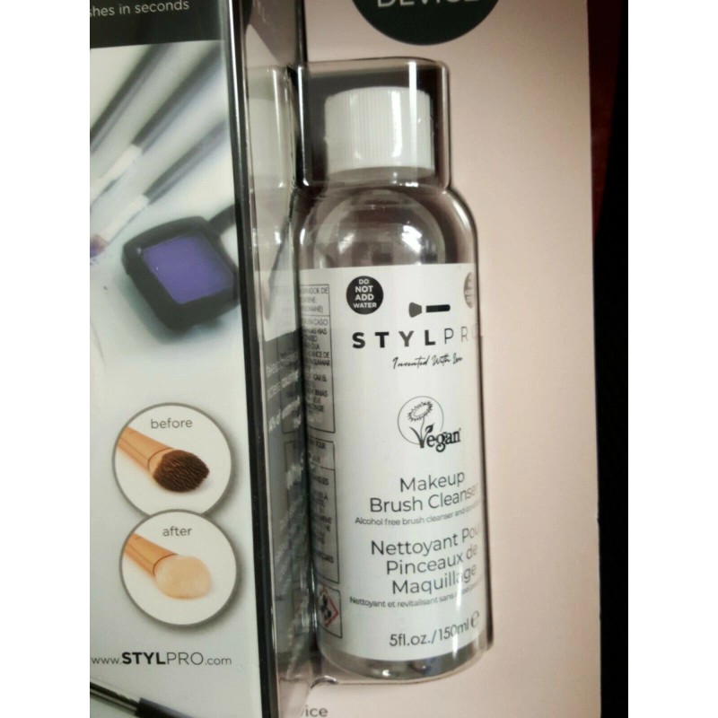 StylPro MakeUp Brush Cleaner & Dryer 5 Oz NEW in