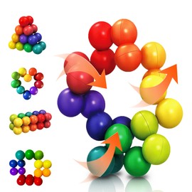 Dr.Kbder Sensory Fidget Toys for Kids Toddler Girls, Autism Educational Figette Ball Autistic ADHD Quiet Cool Desk Toys, Calm Down Travel Toys Stocking Stuffers Gifts for Adult Boy 3-12 Year Old Age