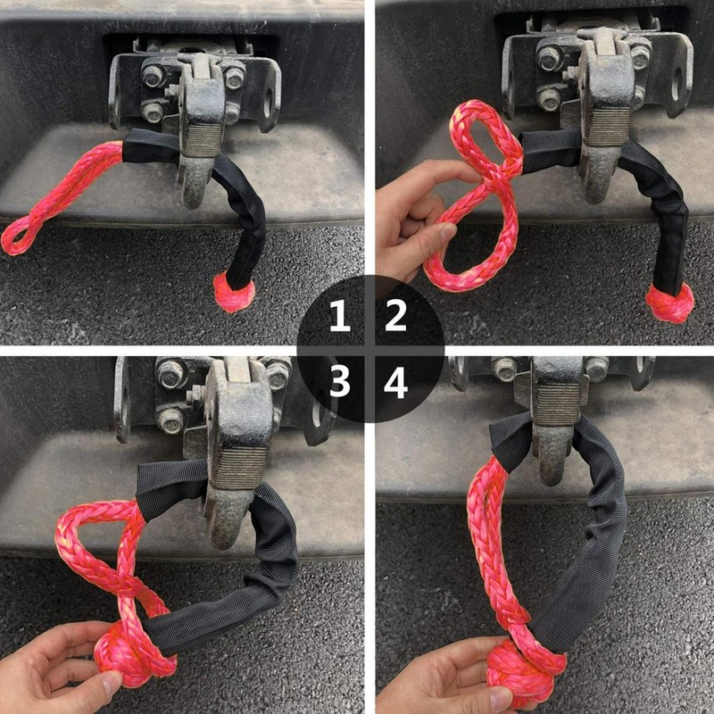 Soft Shackle 20mm 41000 LBS Break Strength Recovery Rope Shackle