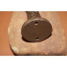 Deer Horn Bath Towel Hook Set of 6, Solid Heavy Cast Iron, Very Durable Large Towel Hooks