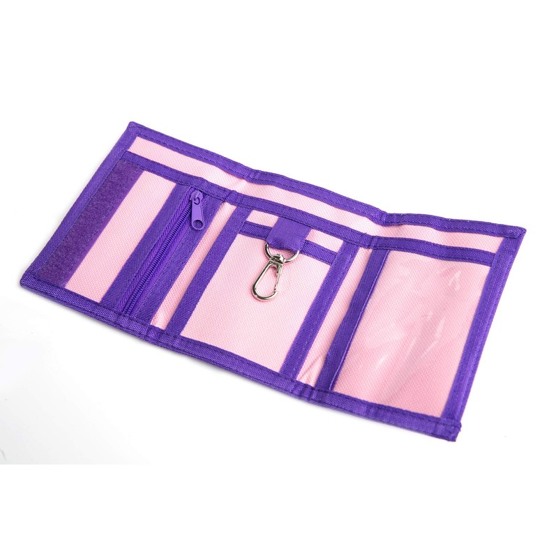 Trifold Canvas Outdoor cartoon Wallet for Kids - Unicorn 1