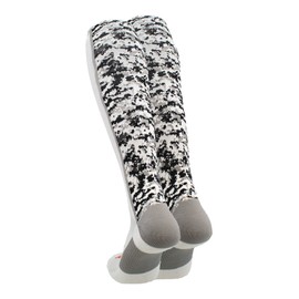 TCK Digital Camo OTC Socks (White, Large)