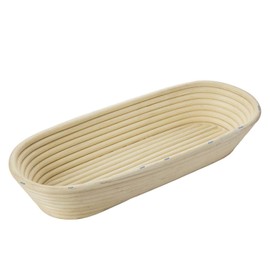 Westmark Proofing Basket for 1500-2000 grams of bread dough, oval, length: 40 cm, rattan, light beige, 32022270