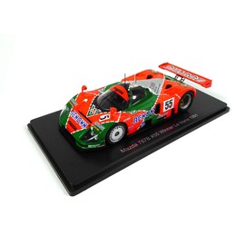OPO 10 - 1/43 car Compatible with Mazda 787B #55 Winner Le Mans 1991 - Weidler-Herbert-Gachot - Spark 1/43 for Hachette Japan 02