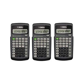 (3 Pack Value Bundle) TEXTI30XA TI-30Xa Scientific Calculator, 10-Digit LCD