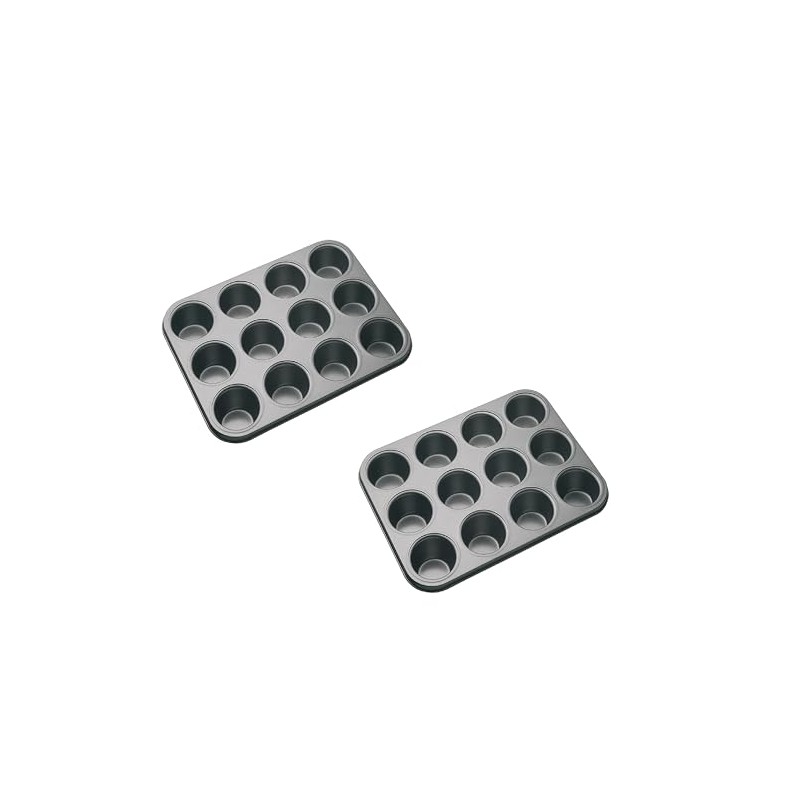 CRAVIING Pack of 2 Muffin Tray 12 Cup Muffin Pan,