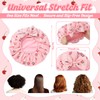 Cherry Shower Cap for Women Terry Lined Shower Cap