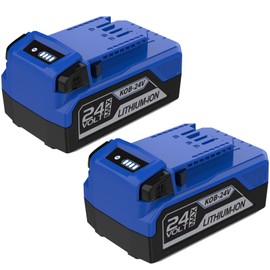 energup 2Pack 6.0Ah Replacement for Kobalt 24V Battery, Compatible with Kobalt 24 Volt Max Battery KB624-03 KB524-03 KB424-03 KB224-03 KB124-03KB624-03 KB524-03 KB424-03 with Fuel Gauge