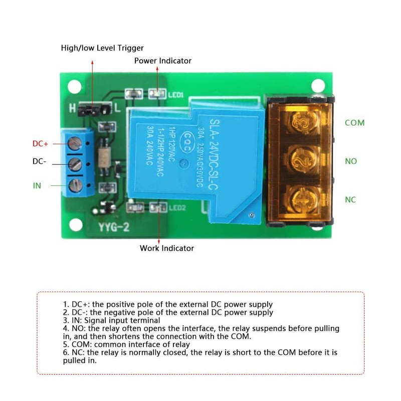 Trigger Relay Module High Performance Disposable Trigger Optocoupler Isolating Relay
