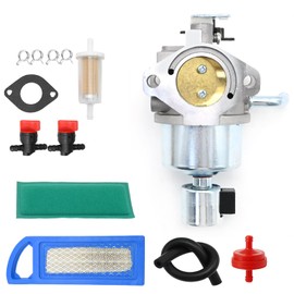 JUUDDENPARTS 594605 Carburetor with Air Filter Tune up Kits Replacement for brig-straton 591734 594603 594601 790023 792768 796110