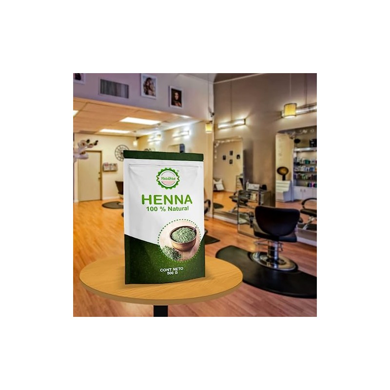 Henna en Polvo 500 Gramos 100% Natural