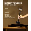 PUSU Portable Table Lamp Battery Powered LED Lamp Cordless Table