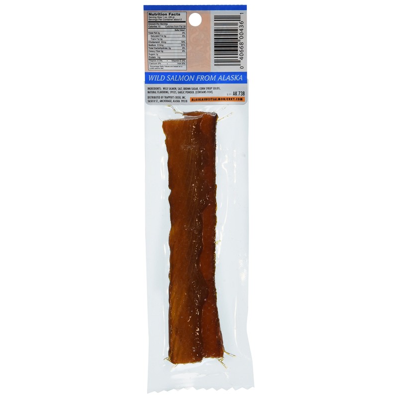 Alaska's Best Wild Salmon Jerky 1 oz. Stick - Original