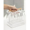 Wahei Freiz RG-0453 Glass Stand with Tray for Kitchen Laundry
