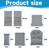 MABOZOO 6 PCS Glider Rocker Replacement Cushions with Storage Side