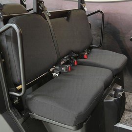 runfider UTV Seat Covers fit for Polaris Ranger 1000 2020 2021 2022 2023 2024 2025 2026 for Polaris Ranger XP 1000 2017 2018 2019 2020 2021 Oxford Fabric Bench Seat Cover Set Front Accessories Gray