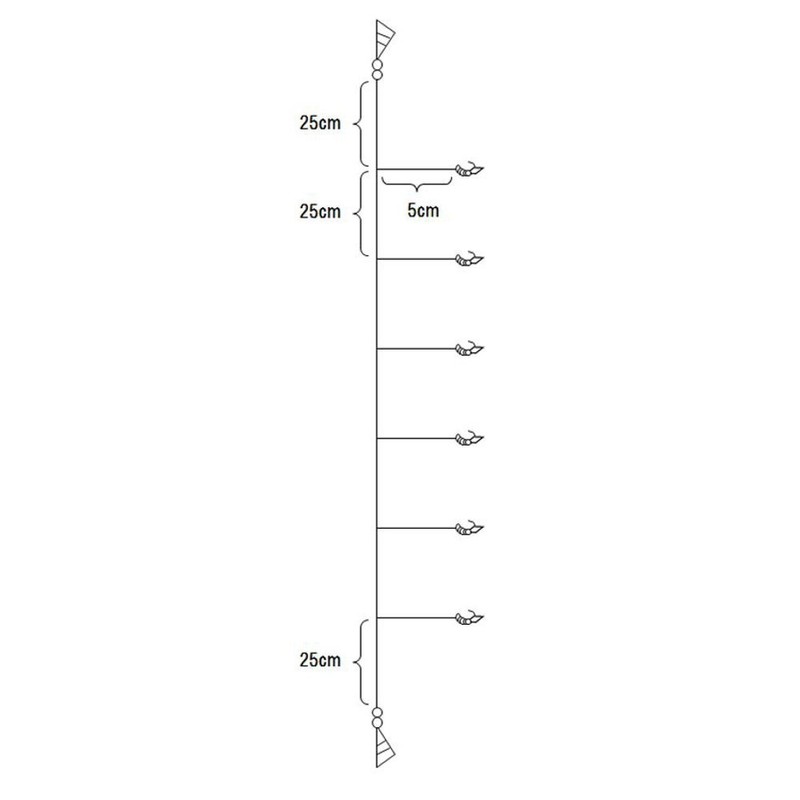 TAKAMIYA TF13 Keimura Sabiki Fishing Needle No. 10 - Harris