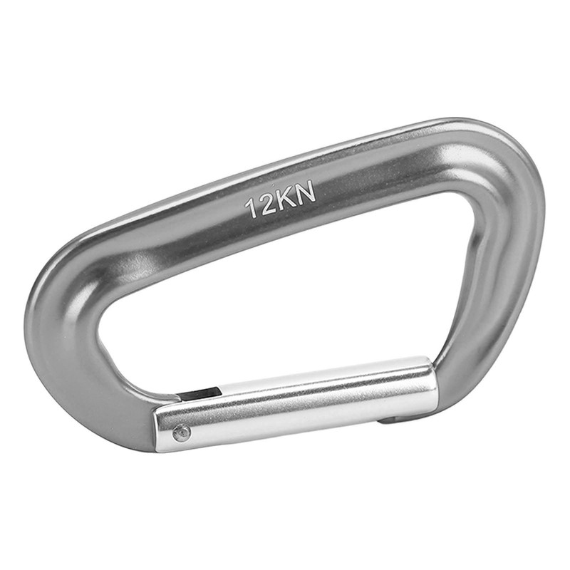 5Pcs Aluminum Alloy Climbing Carabiners 12KN (2697 Lbs) Heavy Duty