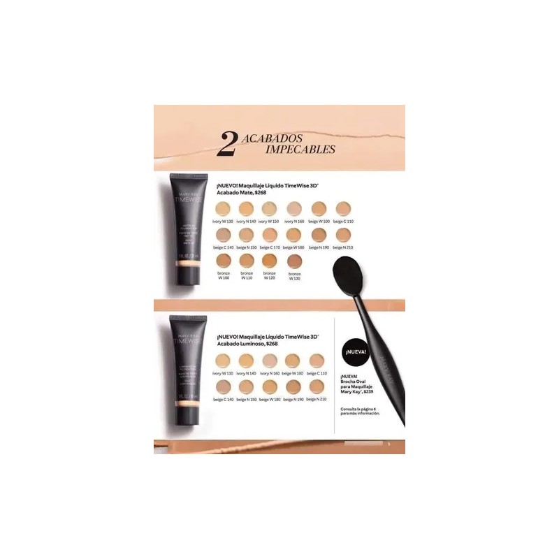 Maquillaje Liquido 3d Mate Mary Kay Beige C140