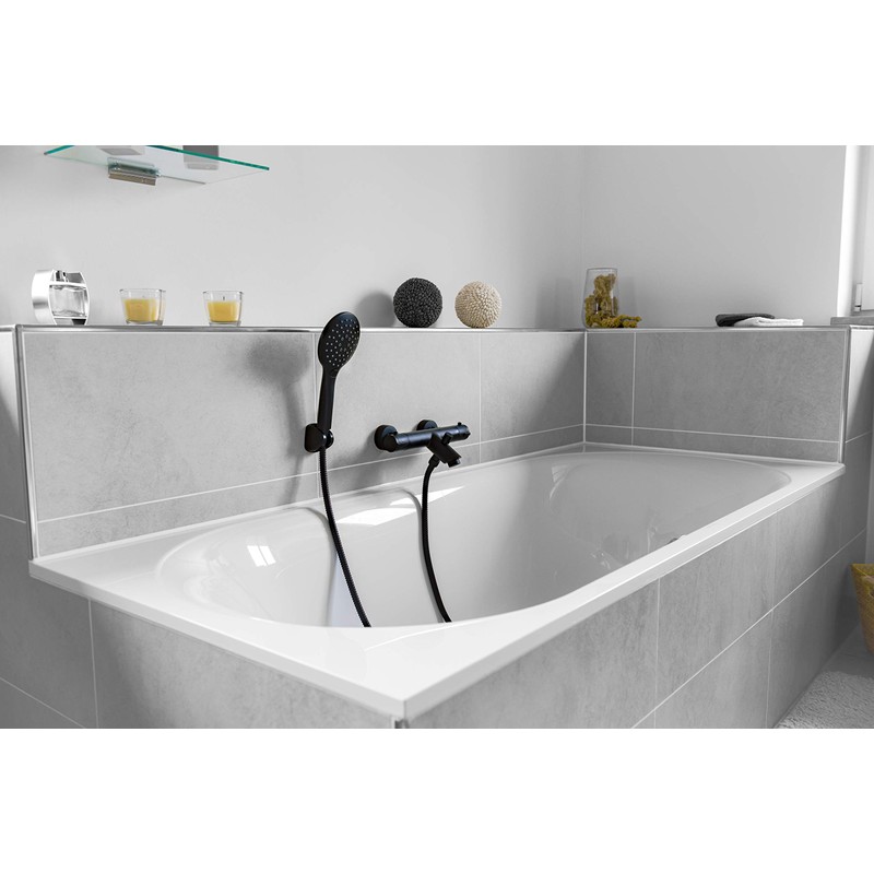 Cornat Noir TECB3375 Shower Hose 150 cm Length Stainless Steel