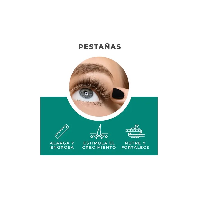 Aceite De Ricino Crecimiento Cejas Y Pestañas Aplicador