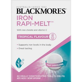 Blackmores Iron Rapi-Melt 60 Tablets