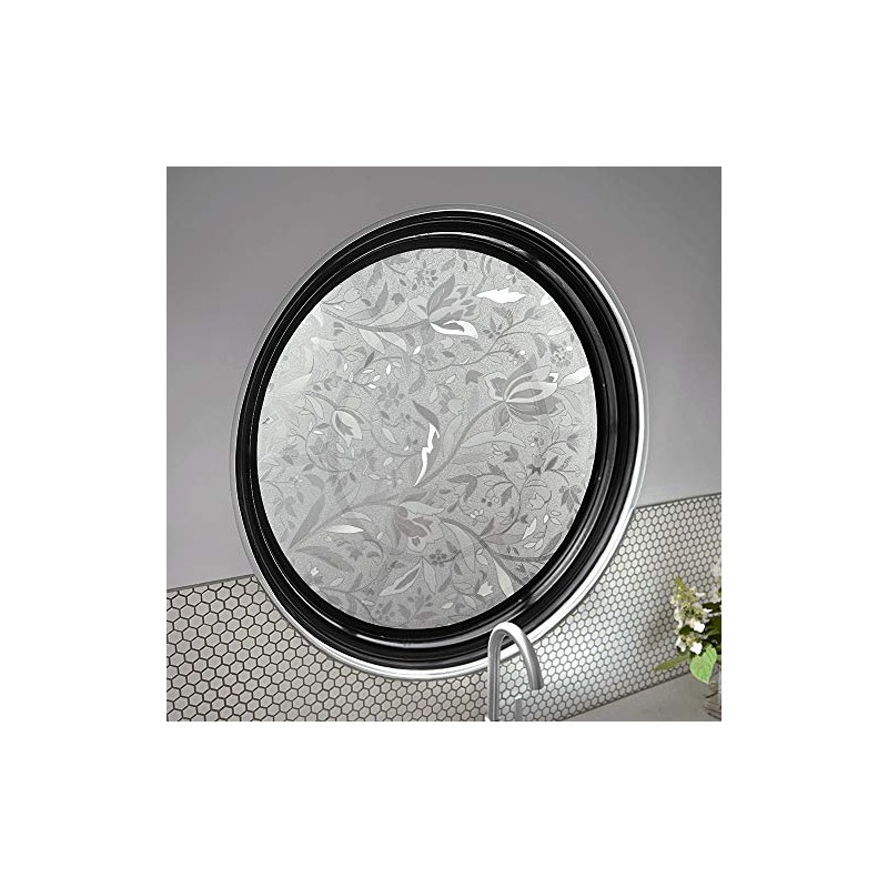 Autotech Park Precut Circle Window Film, Floral Series 5 Design,