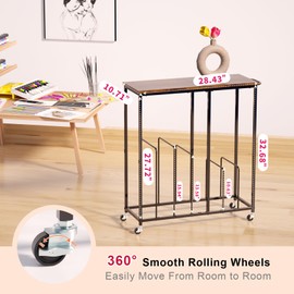 Lzttyee Art Storage Rack Art Drying Painting Canvas Storage Rack with Wheels Metal Art Storage with Handle for Drawing Board Canvas Frame Panel Paper Pad for Art Studios Gallery