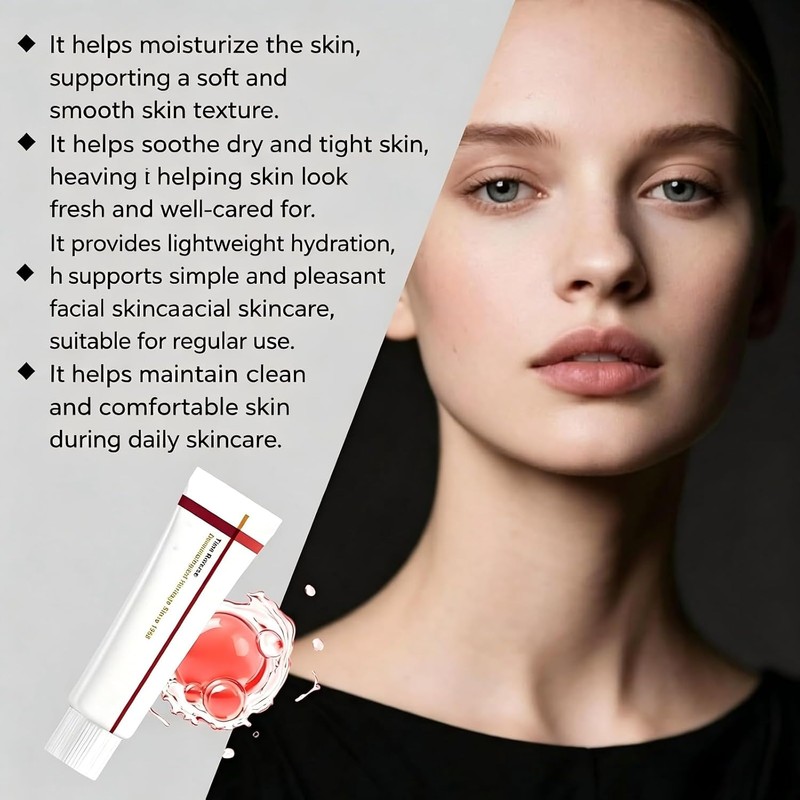 Moisturizing Face Cream, Fast-Absorbing Soothing Facial Skincare, Mild Comfortable Texture