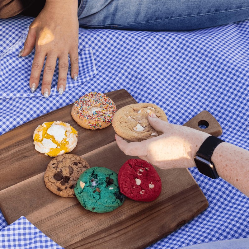 The Cravory: Salted Caramel Cream Cookies - 6 cookies, 2.0
